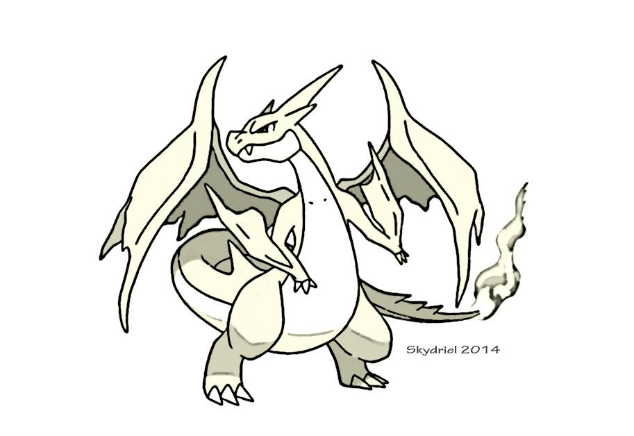 913x628 Mega Charizard Y Sketch By Skydriel