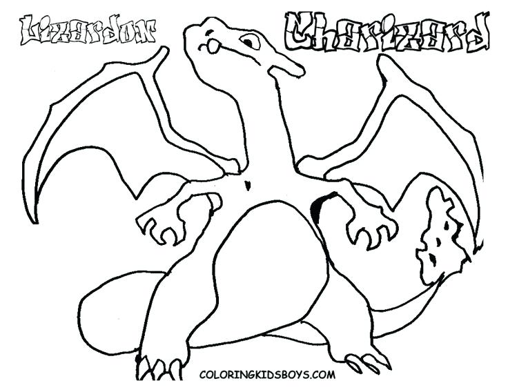 736x568 Free Printable Charizard Coloring Pages Mega Evolved Drawing G