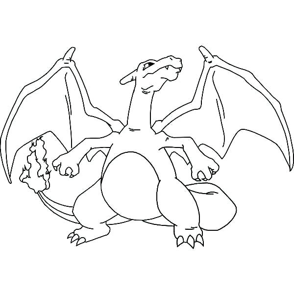 600x600 Charizard Coloring Page Best Coloring Pages