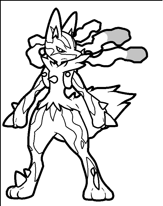 620x784 Mega Lucario Base By Halosouldragon