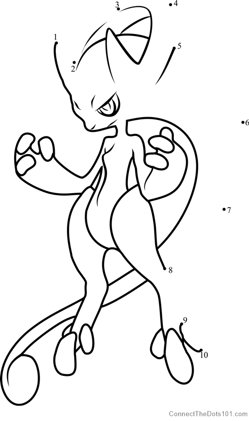 491x830 Pokemon Mega Mewtwo Y Dot To Dot Printable Worksheet