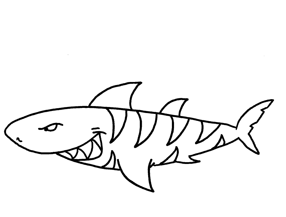 950x720 Dazzling Coloring Pages Sharks Shark Pictures To Color Megalodon