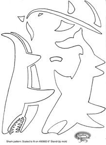 218x300 Shark Line Drawing Tattoo!