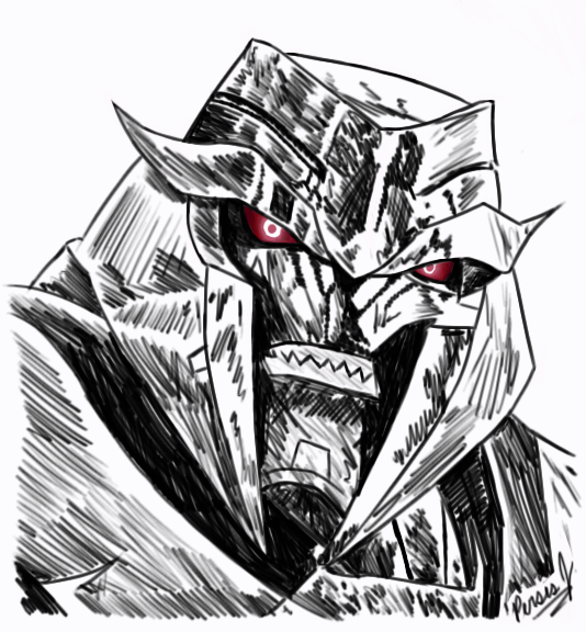 534x576 Tfp Megatron Sketch By Pdj004