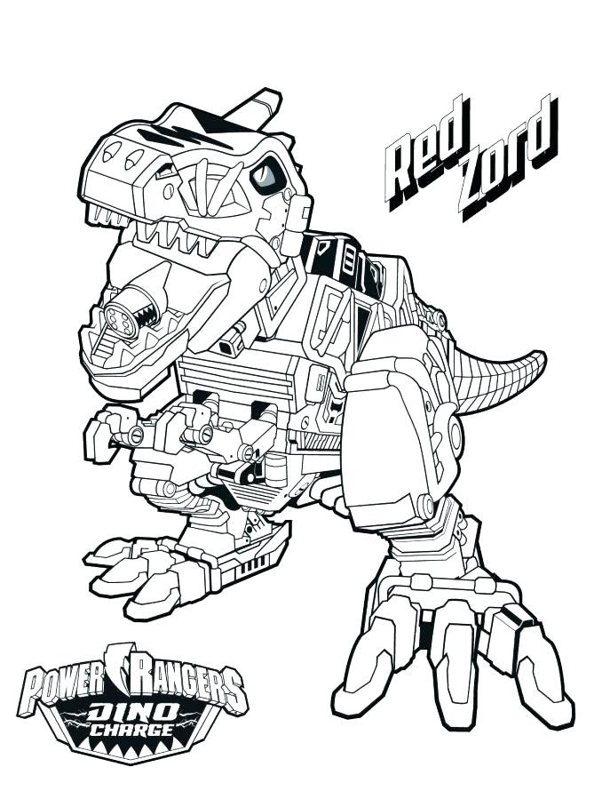 687x890 Megazord Coloring Pages