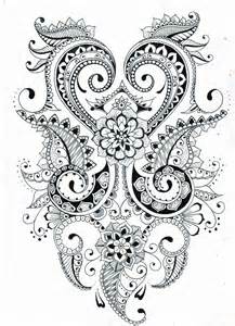 217x300 Mehndi Design Coloring Pages