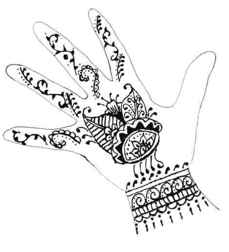 The best free Mehndi drawing images. Download from 299 free drawings of ...