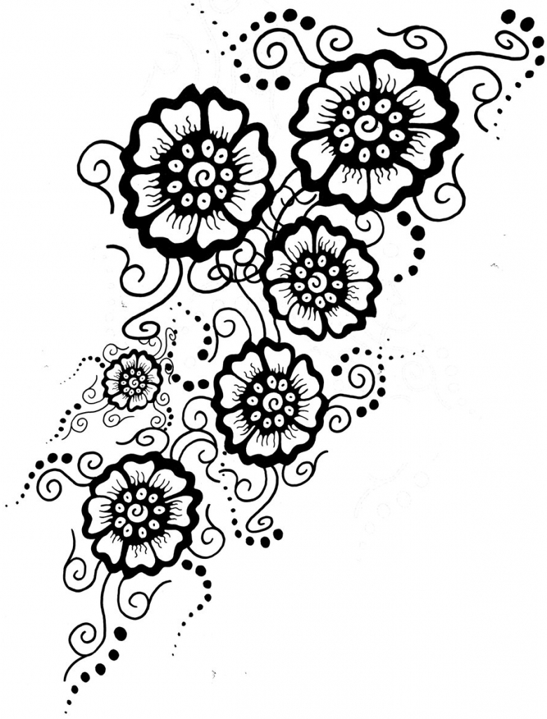 780x1024 Simple Henna Drawing 1000 Images About Mehndi Designs