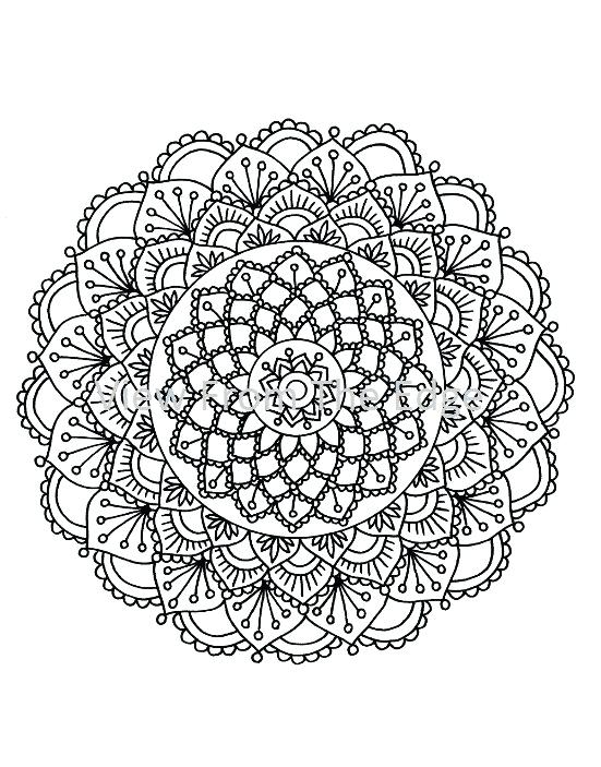 551x703 Mehndi Coloring Pages