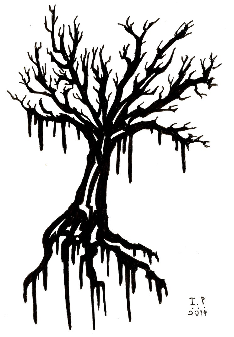 745x1073 Melting Tree By Turock X
