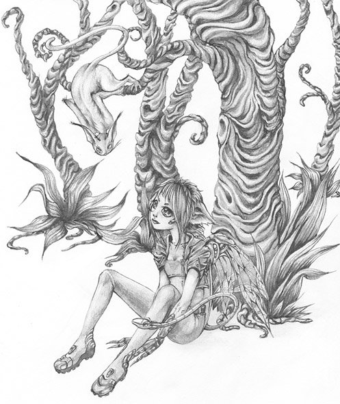 497x590 Science Fiction Art] Melting Forest By Fate135