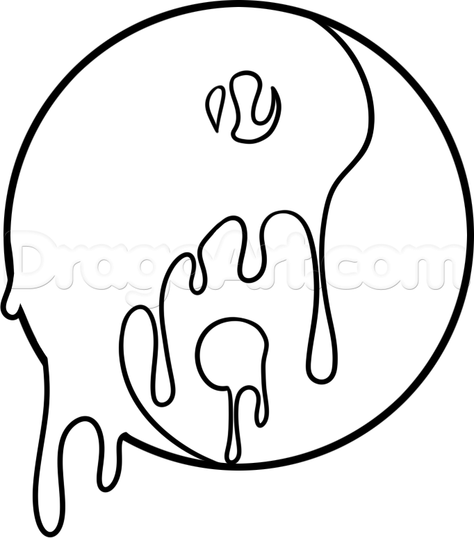 682x774 How To Draw A Melting Yin Yang Step 5 Drawing Help