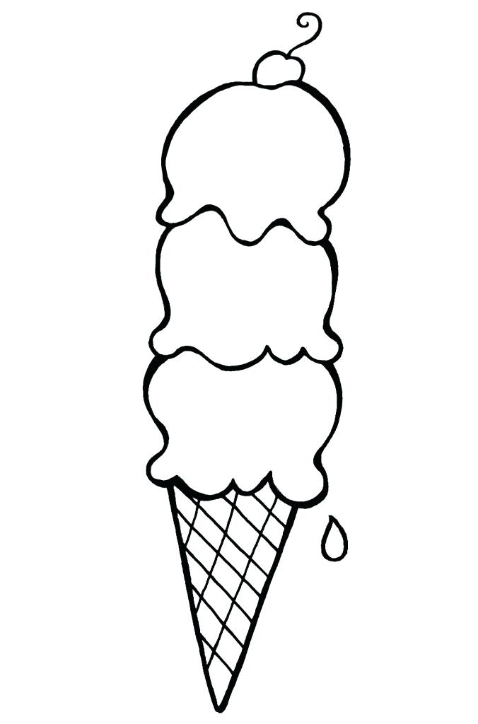 676x1024 Ice Cream Scoop Coloring And Photos Of Ice Cream Cone Printable