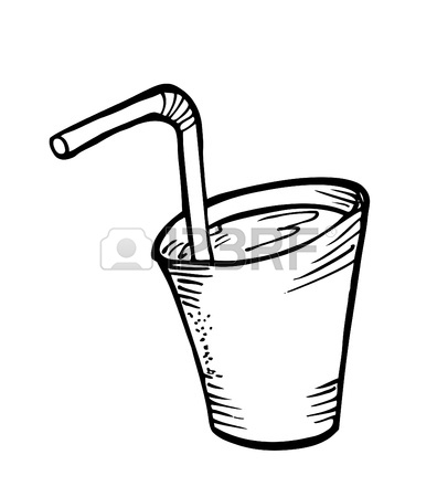 396x450 Hand Drawn Ice Cubes. Black And White Vector Illustration