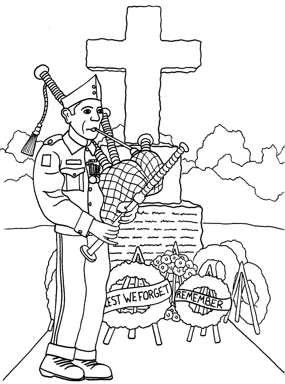 580x780 Memorial Day Coloring Pages