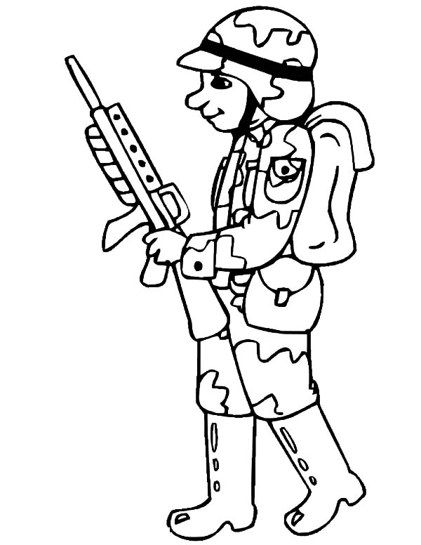 600x776 The Truth About Soldier Coloring Pages Drawing Military Color Luna
