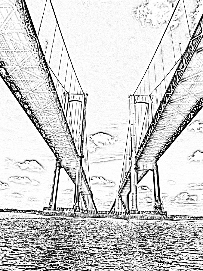 675x900 Delaware Memorial Bridge Photograph By Bruce Burk