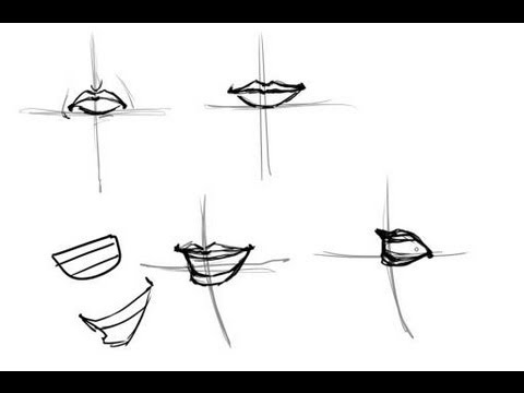 480x360 How To Draw The Mouth Easy