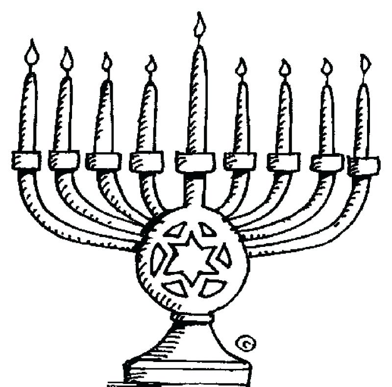 800x790 Colorear Menorah Great And Unique Coloring Page Kids Colouring