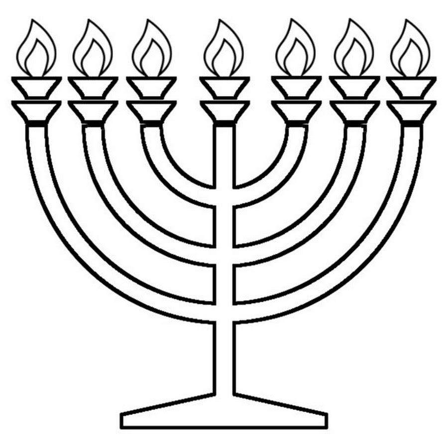 900x900 Menorah Clipart