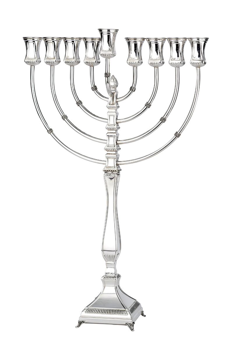 800x1185 Buy Classically Shaped Tall Hanukkah Menorah Vertical Etching By