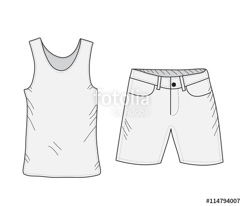 500x424 Clothing Set Sketch. Men's Clothes, Hand Drawing Style. Business