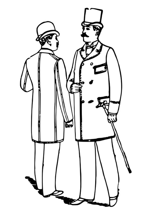 531x750 Coloring Page Men's Clothing 1892