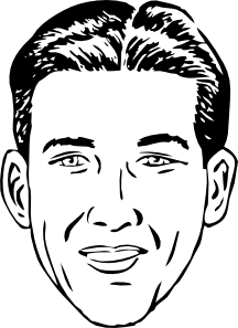 216x297 Fashion Hair Style Man Clip Art