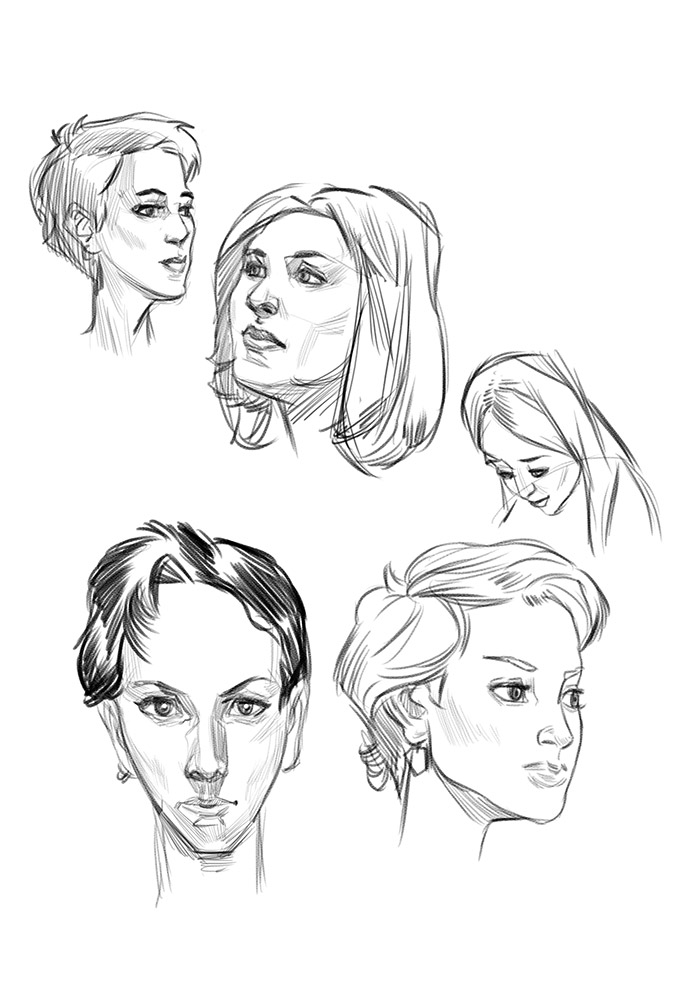 700x990 Let's Animate X Men Sketches + Heads