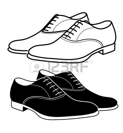 416x450 Men S Classic Shoes Royalty Free Cliparts, Vectors, And Stock