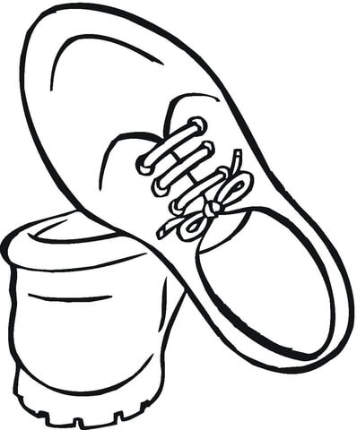 398x480 Shoes For Men Coloring Page Free Printable Coloring Pages