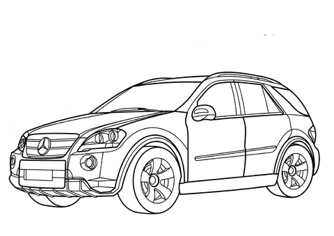 Mercedes Benz Drawing at GetDrawings | Free download