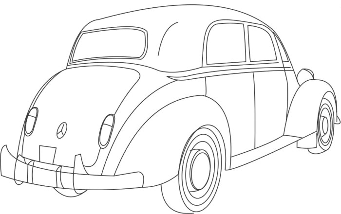 700x440 Classic Mercedes Benz Coloring Page Teacher Stuff