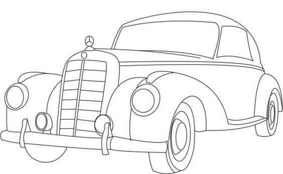 564x347 Mercedes Benz Sport Coloring Page