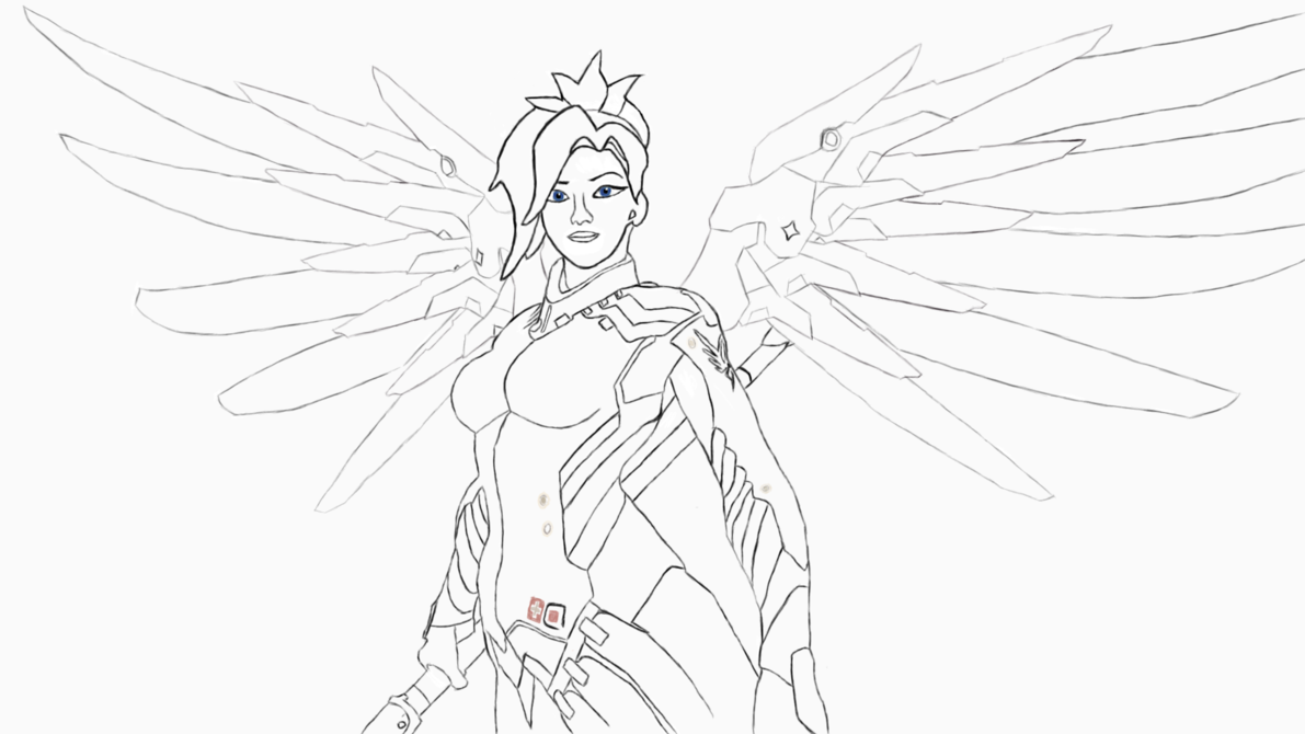 1191x670 Mercy Overwatch By Ninjaventus