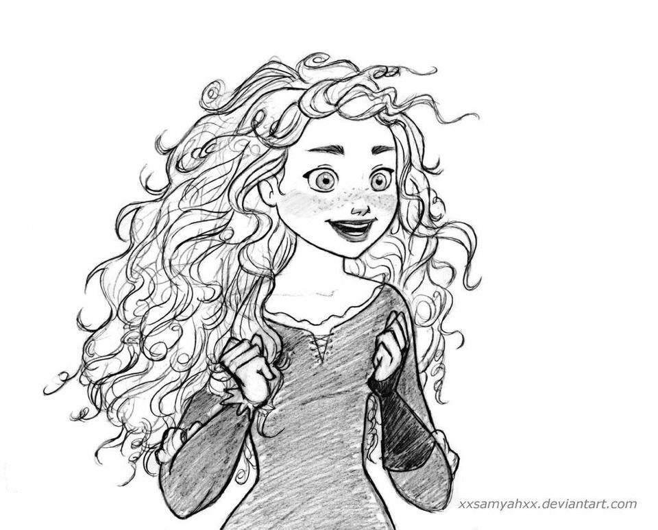 Merida Drawing at GetDrawings | Free download