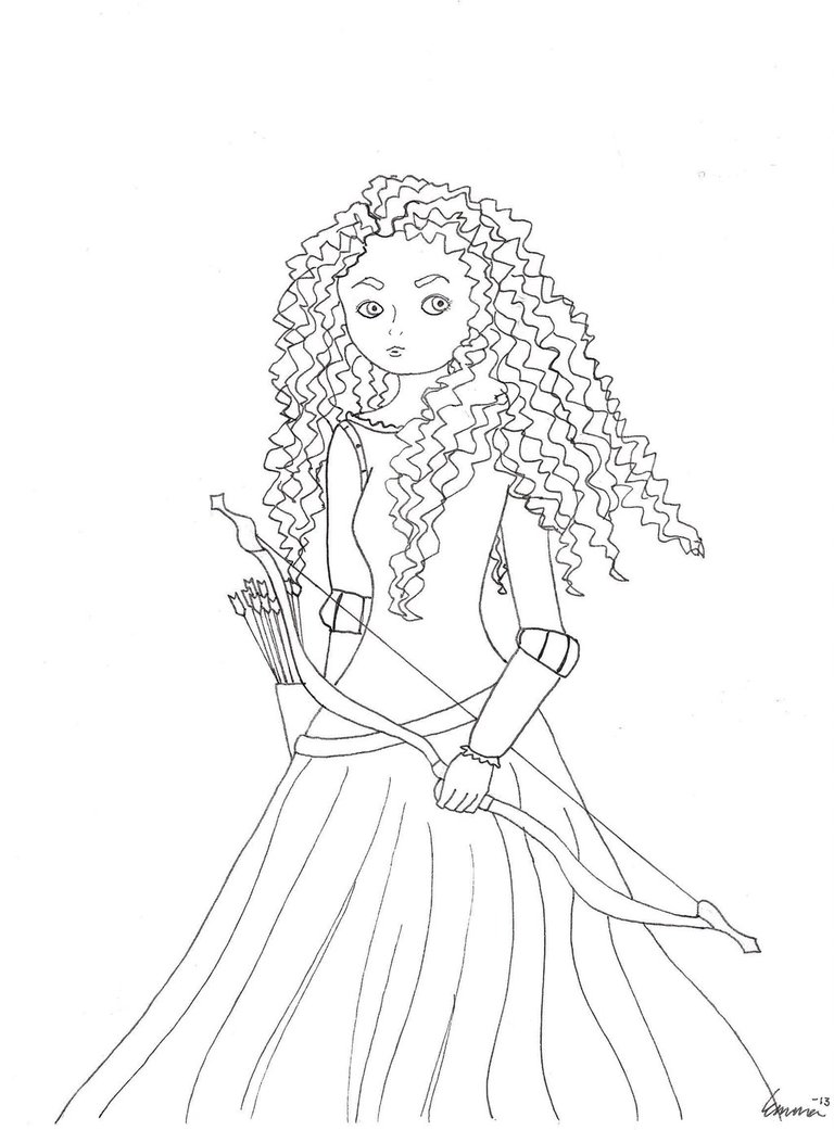 Merida Drawing at GetDrawings | Free download