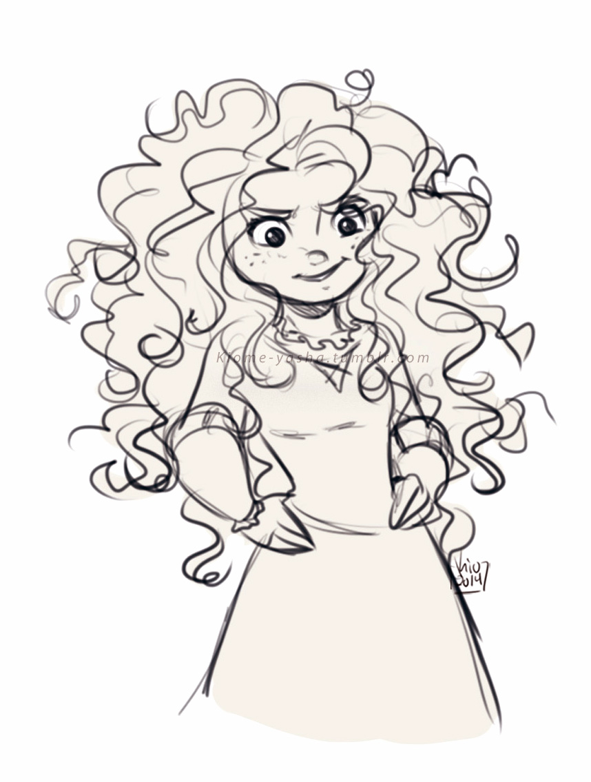 858x1135 Merida Sketch By Kiome Yasha