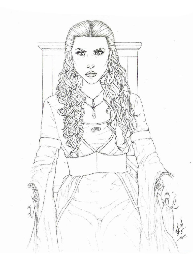 778x1028 Merlin Morgana Sketch By Willow Chan