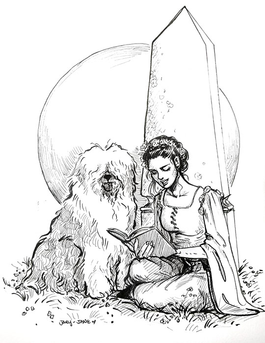 540x700 Sarah And Merlin By Janey Jane