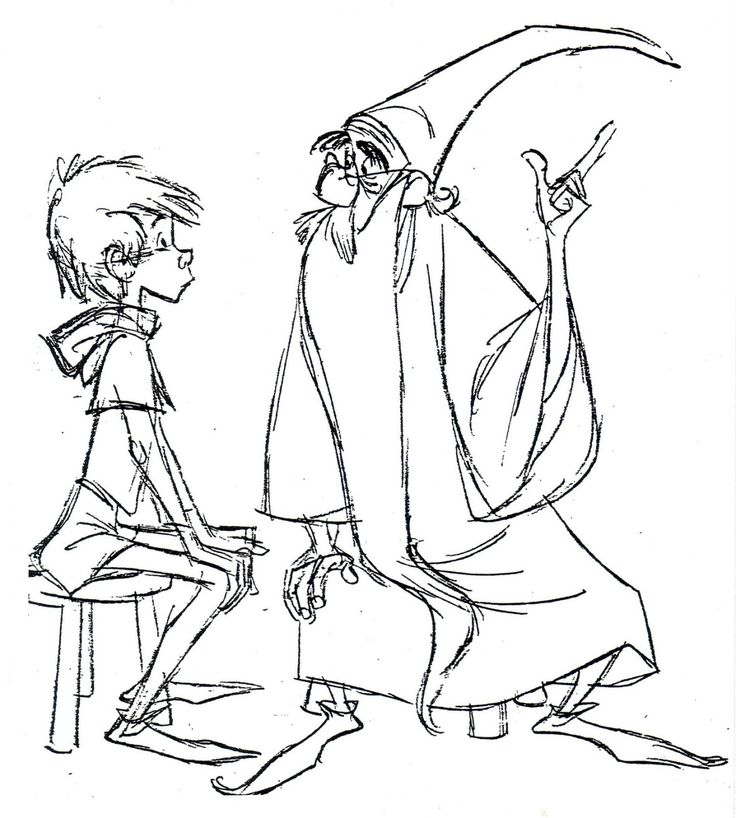 736x818 Wart And Merlin