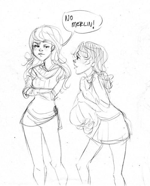 500x620 Genderbent Merlin Tumblr