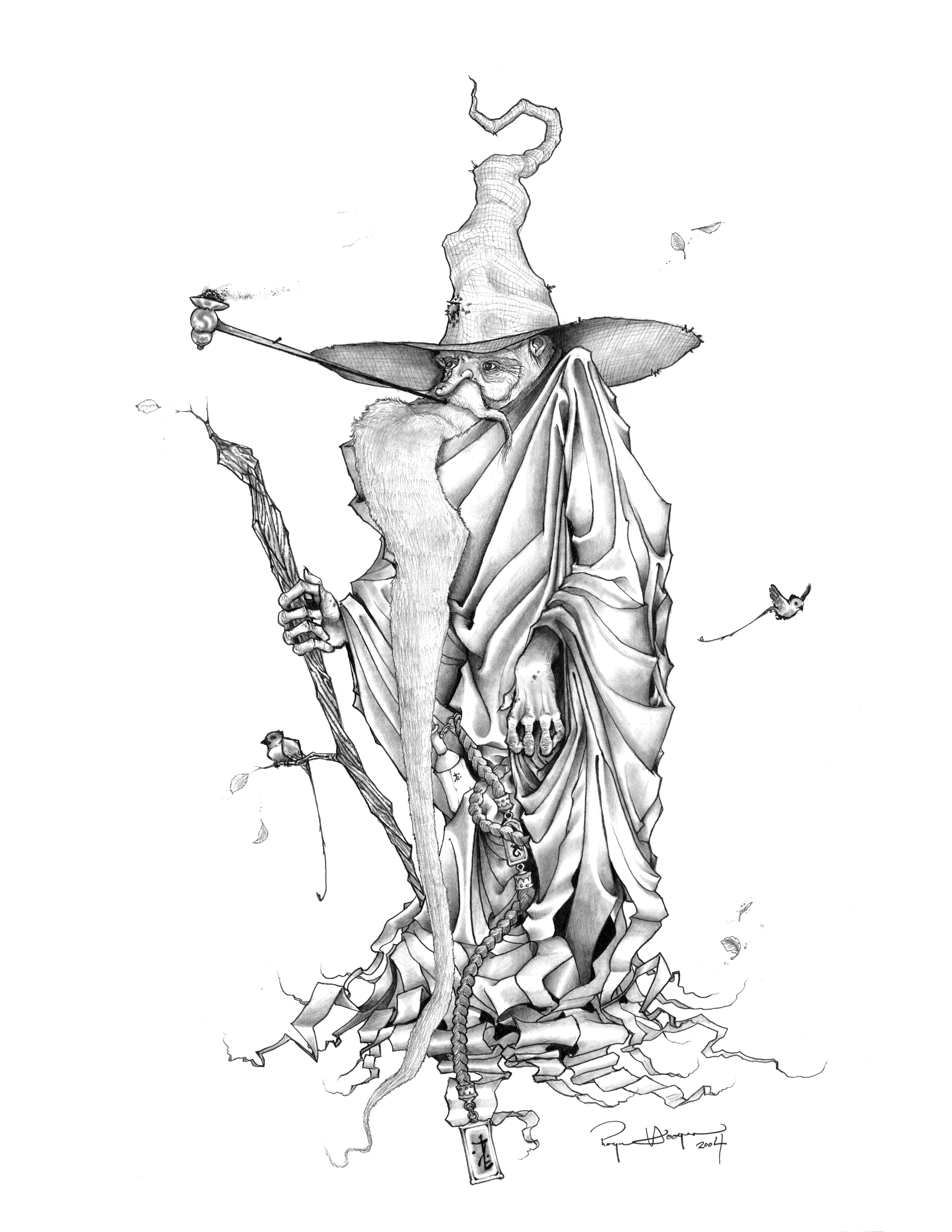 2550x3300 Wizard Art