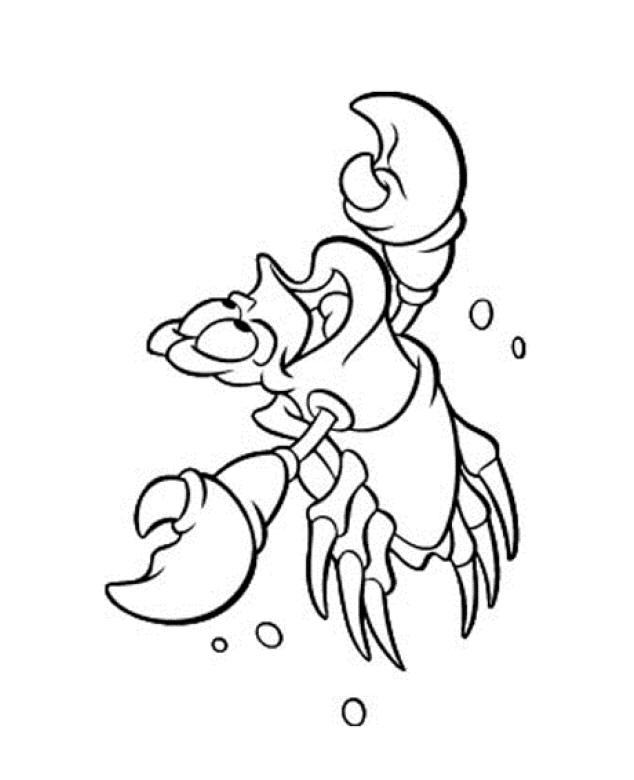 634x780 Z'Onae Coloring Cartoon Charactersthe Little Mermaidlittle