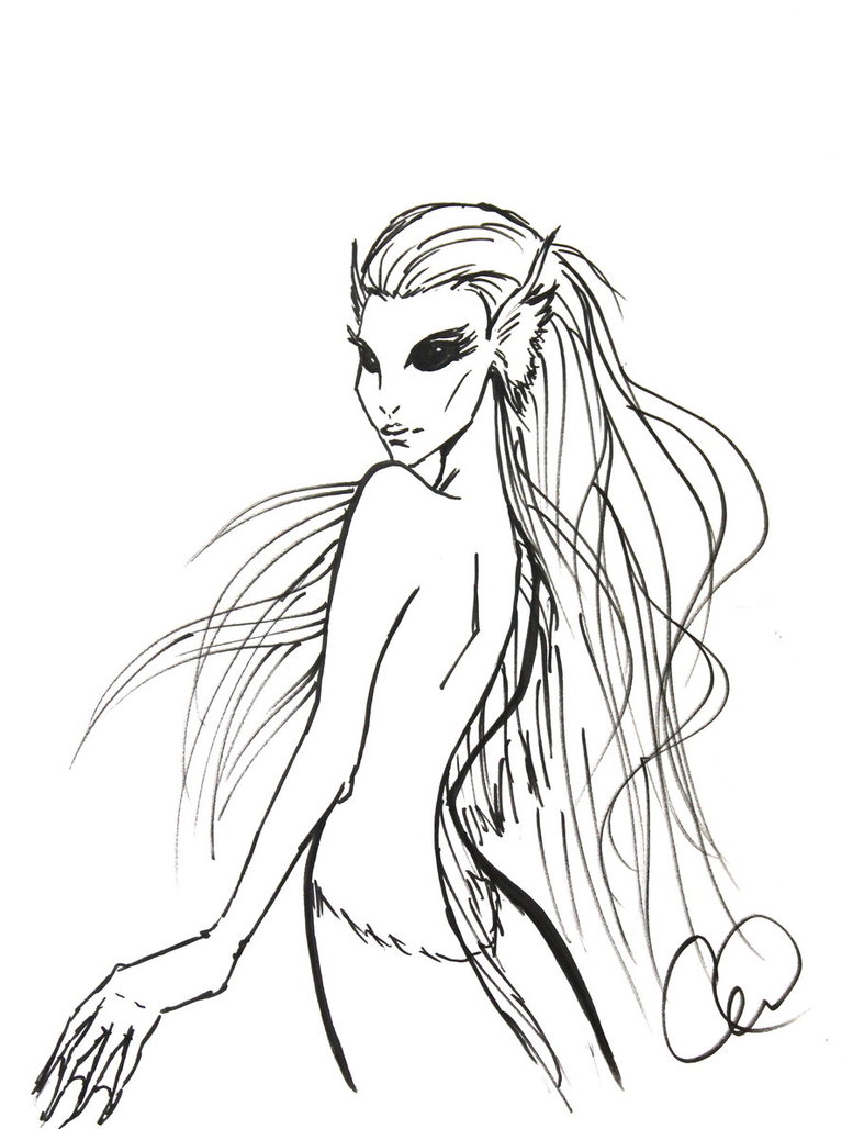 777x1028 Dark Mermaid By Christytortland