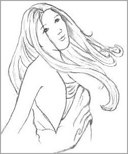 254x307 Mythical Mermaid Drawings