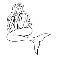225x225 Coloring Pages Easy Mermaids To Draw Coloring Pages Easy