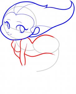 244x302 How To Draw How To Draw A Mermaid For Kids