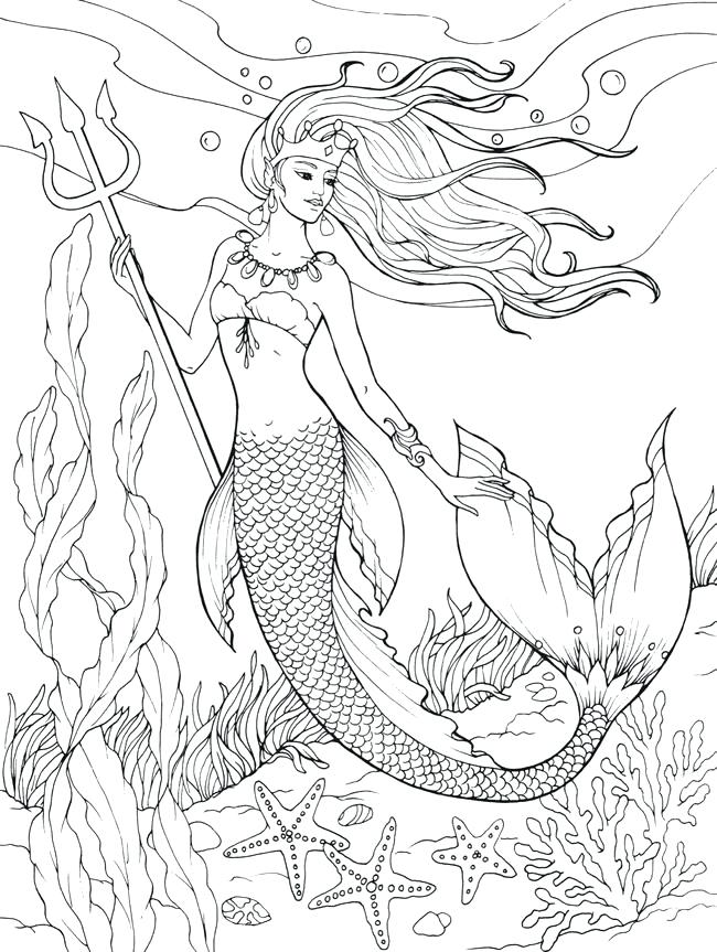 650x863 Mermaid Coloring Pages Online Mermaid Coloring Gallery Of Art