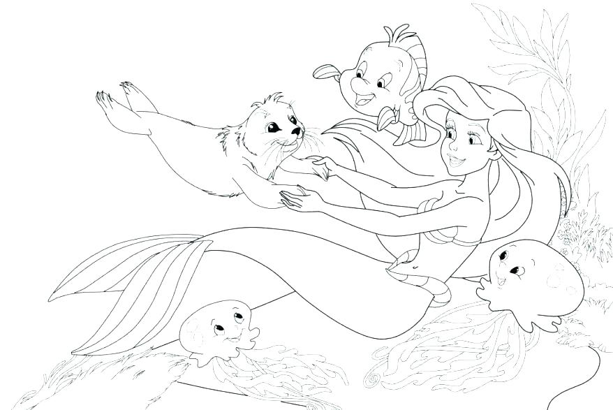 878x587 Mermaid Coloring Pages Online Mermaid Coloring Pics Barbie Mermaid